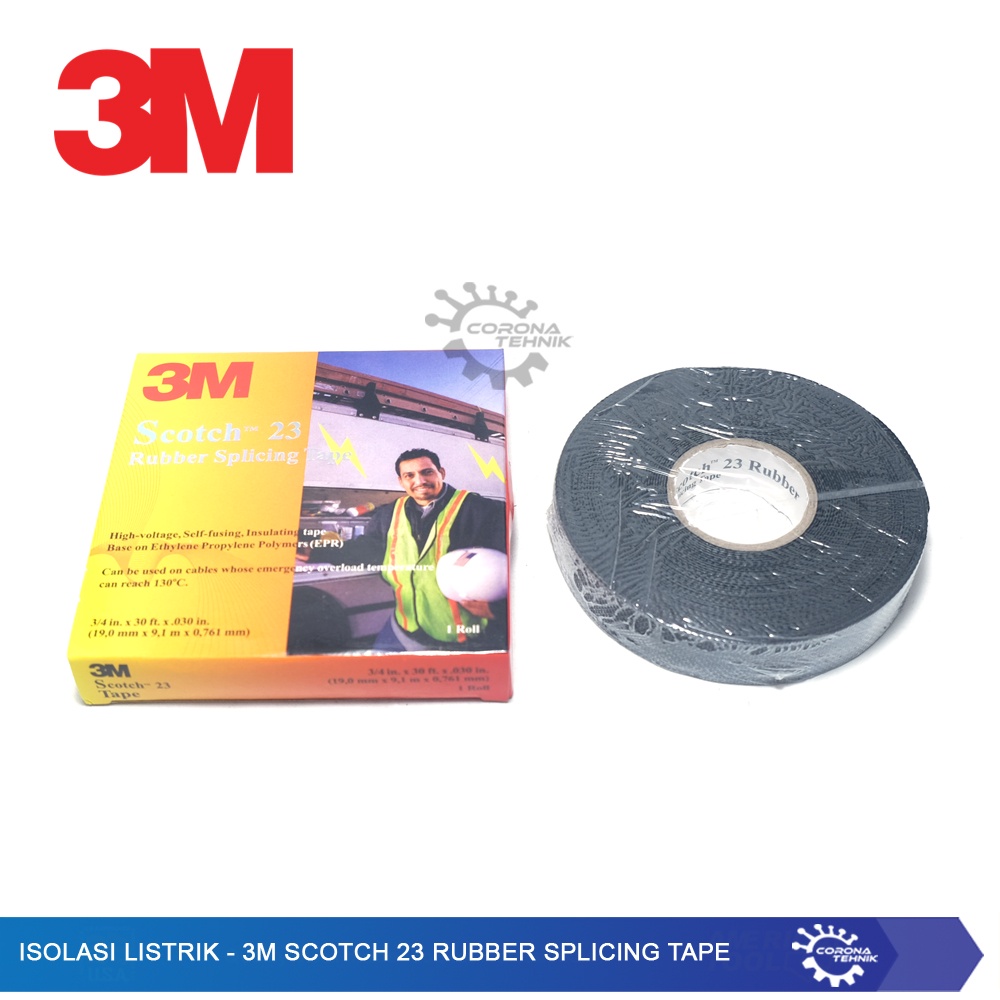 Rubber Splicing Tape ( Isolasi Listrik ) - 3M Scotch 23