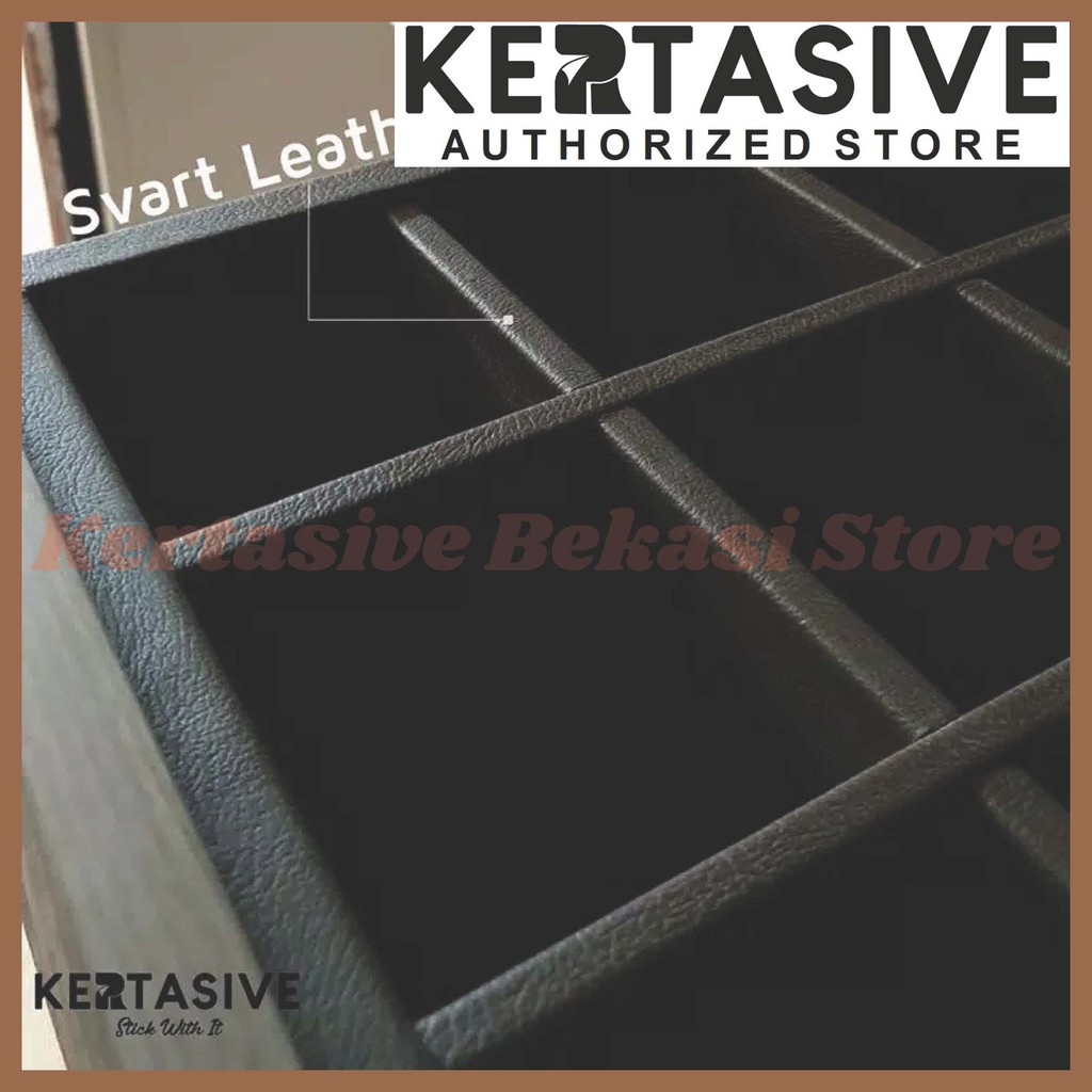 Kertasive Svart Leather - Pelapis Kayu - Pelapis Dinding