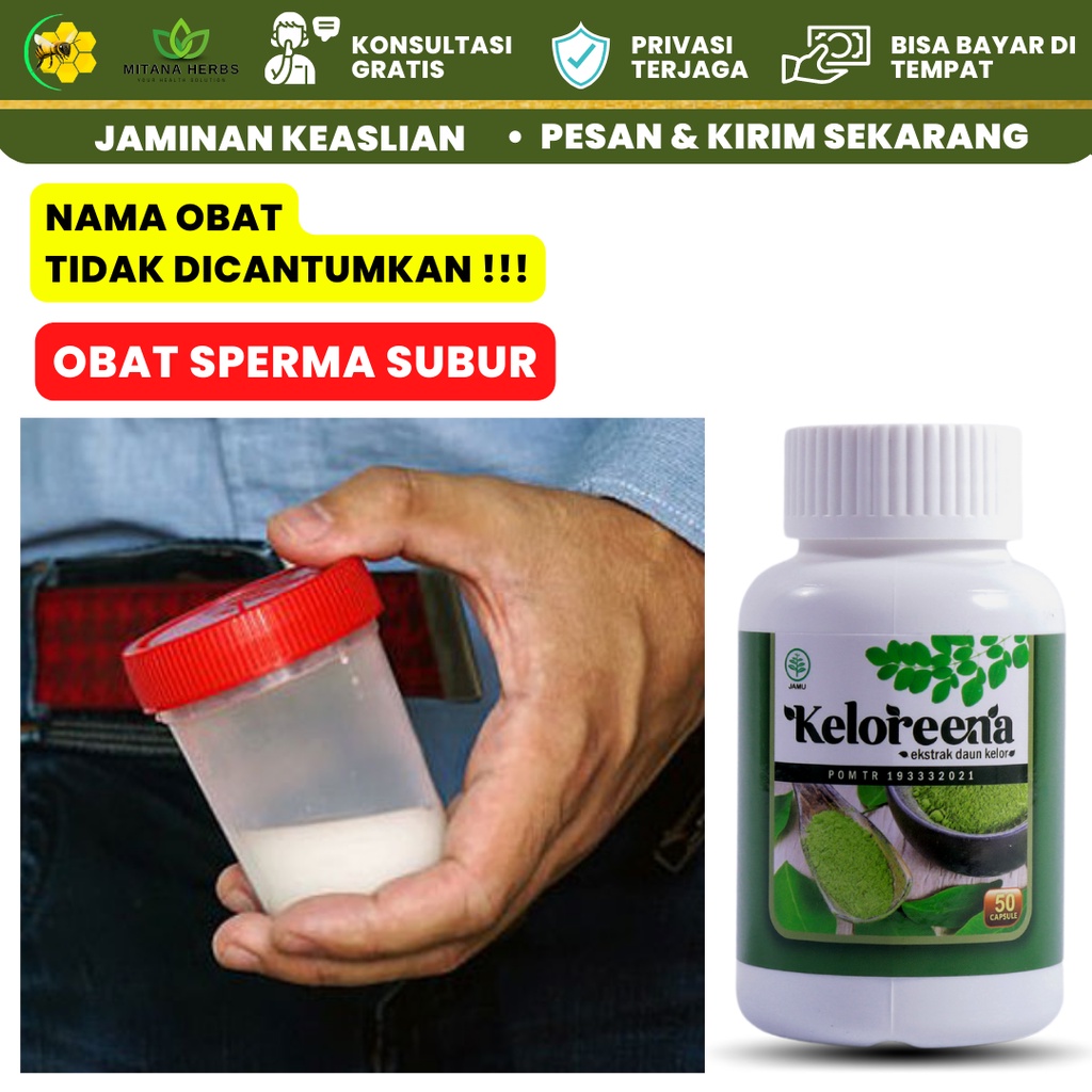 Mitana Herbal / Obat Penyubur Sperma Pria / Obat Penyubur Sperma / Obat Pengental Sperma / Obat azoo
