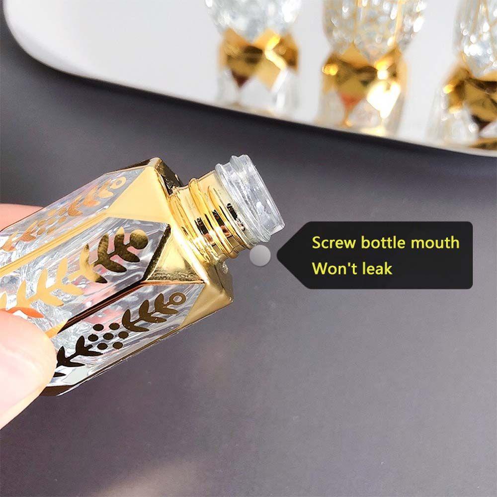 [Elegan] Botol Parfum Profesional Kualitas Tinggi Roll on Essential Oil Bottle Kosmetik Sample Test Wadah Gaya Mewah Vintage Botol Isi Ulang