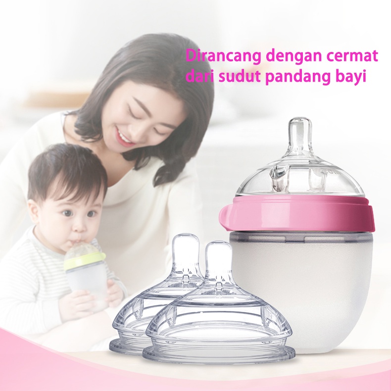 Perlengkapan bayi/Botol/Botol silikon bayi  (B18-19)