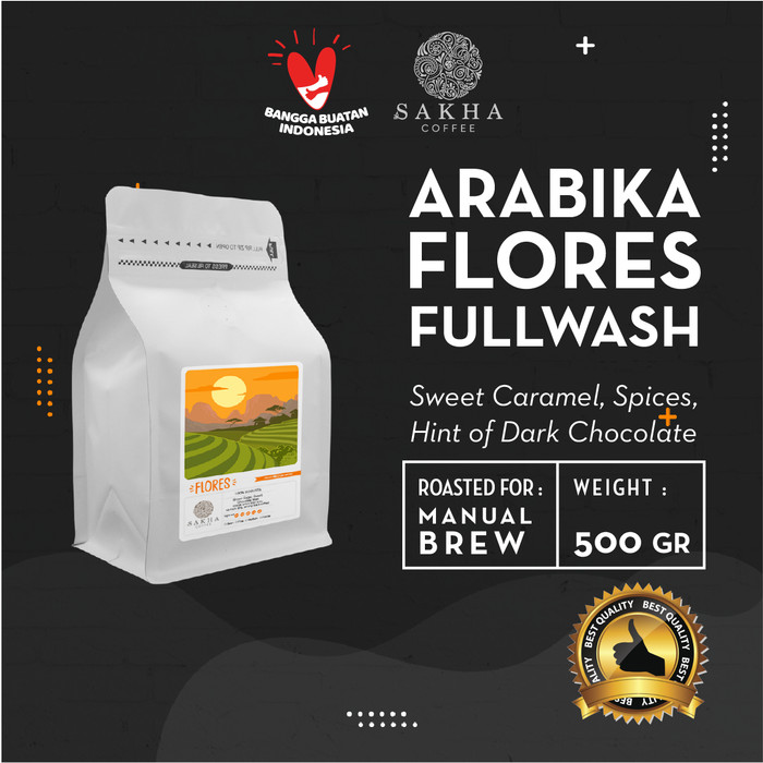 

Biji Kopi Arabika Flores Bajawa For Manual Brew 500 Gram SAKHA COFFEE - MFLO500