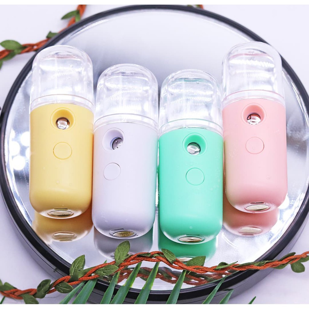 Nano Spray Face Mist Nanno Facial Wajah USB Botol Sprayer Disinfektan desinfectan BULET