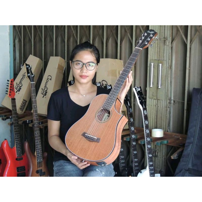 GITAR COWBOY JW120 ORIGINAL AKUSTIK ELEKTRIK