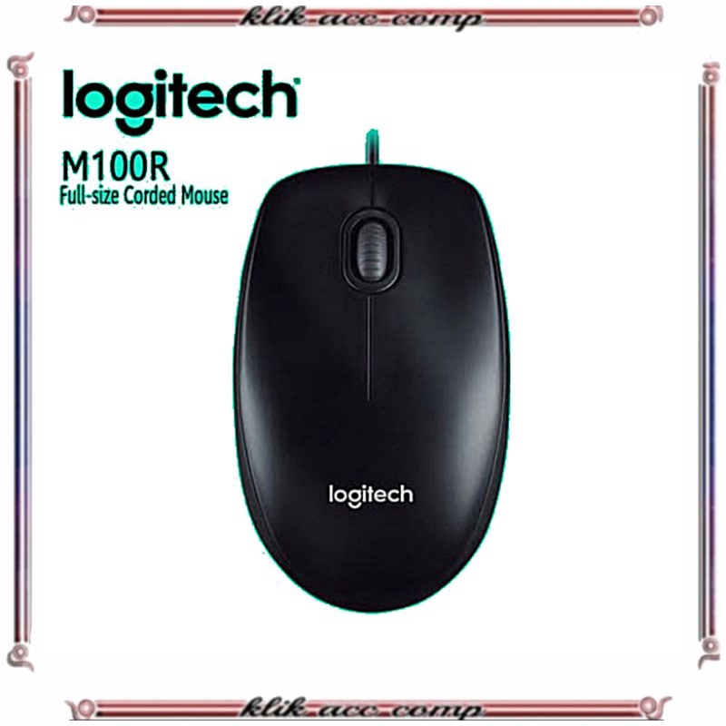 Mouse Logitech M100 Mouse Kabel USB Wired M100R / Logitech Wired Mouse M100R Kabel