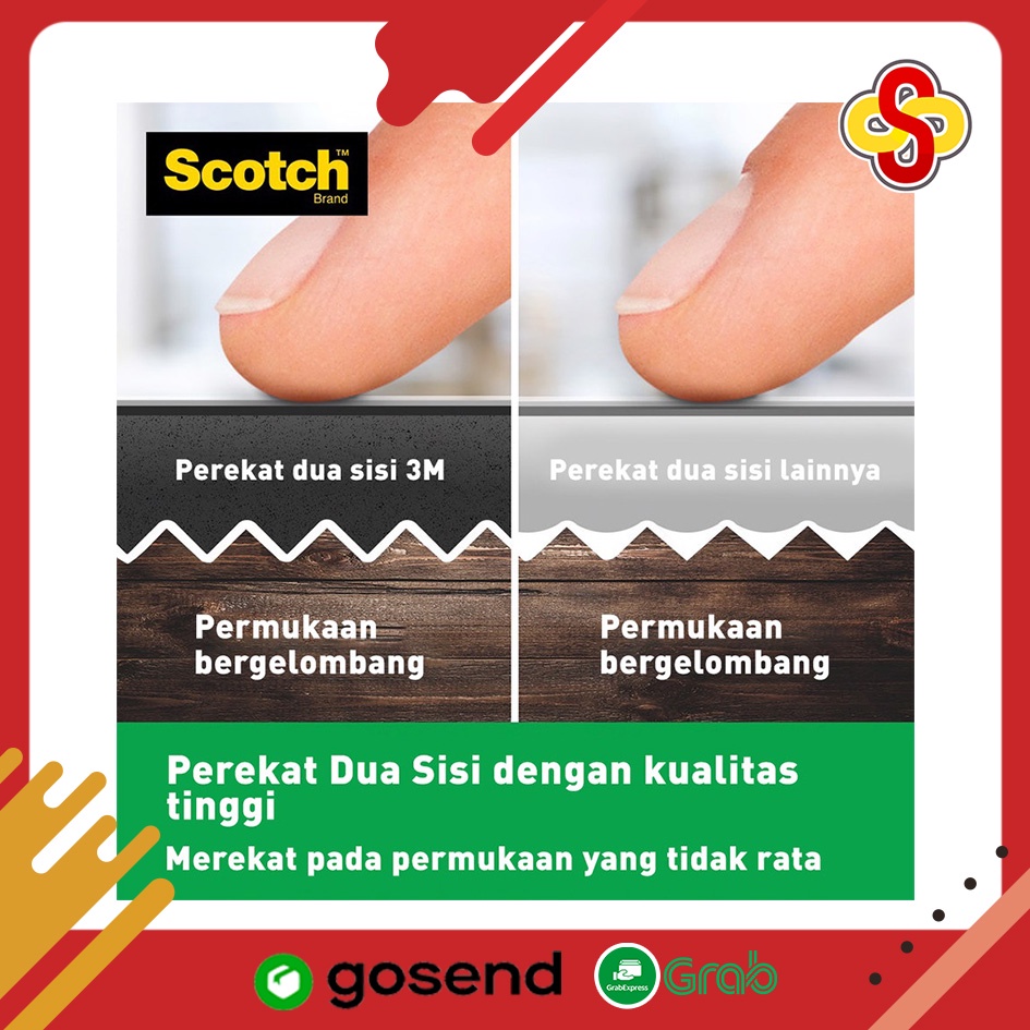 Double Tape Outdoor 4011 Scotch 3M Mounting Tape Permanen 21mm x 2m