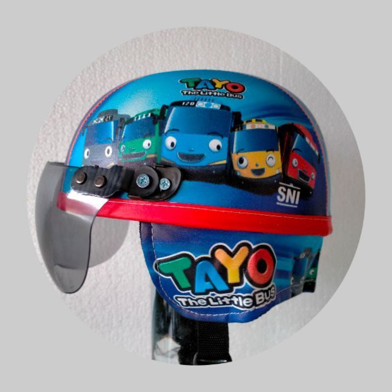 Helm Anak Motif Karakter Lucu