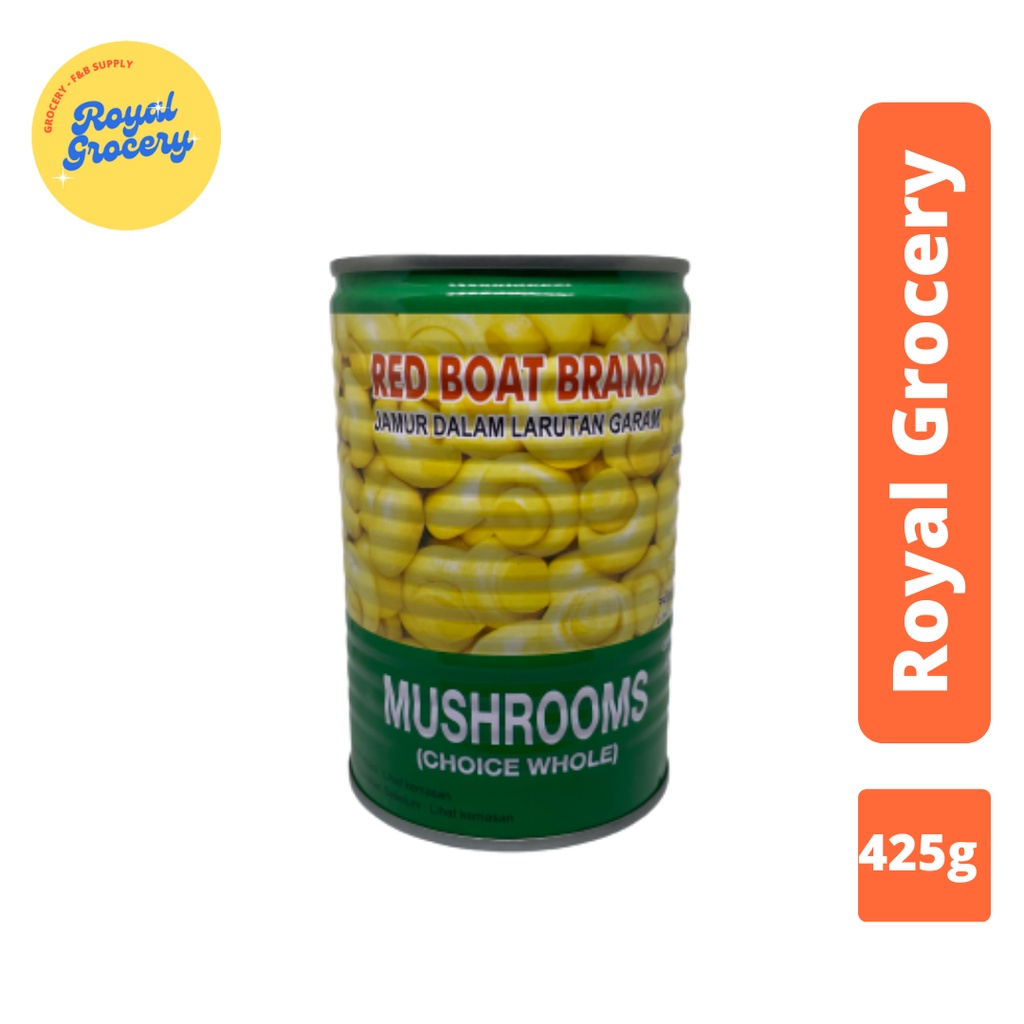 

Red Boat Champignon Mushroom / Jamur Kancing Kaleng 425g