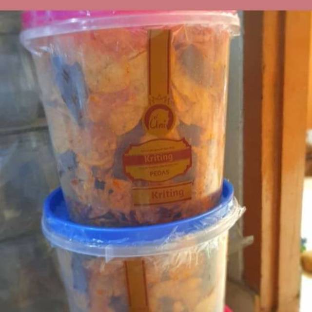 

Keripik kentang daging kemasan 5 liter