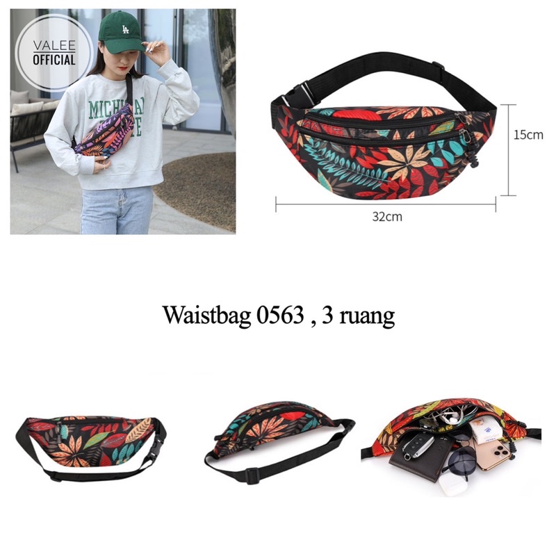 Tas  Wanita Tas Selempang Wanita Waist Bag Wanita Kasual