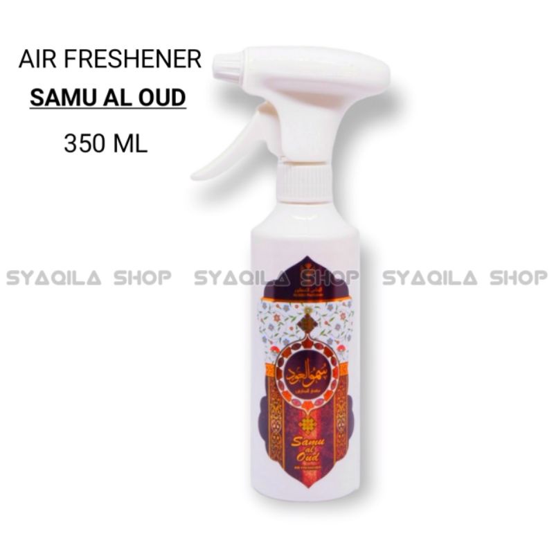 Pengharum Ruangan Almas Air freshener Linen SAMU AL OUD Sofa Karpet Mobil Horden Air freshener Spray 350ml