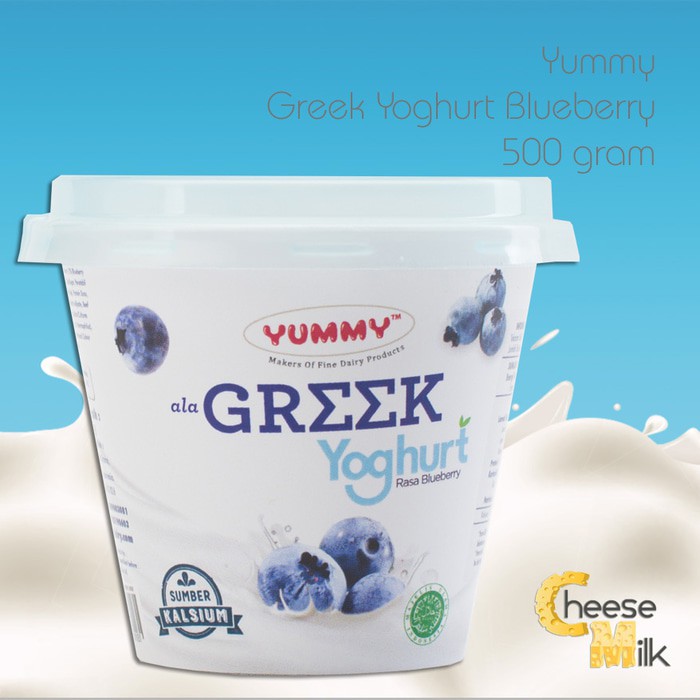 

HARGA MURAH Yummy Greek Yoghurt Blueberry 500 gr grosir
