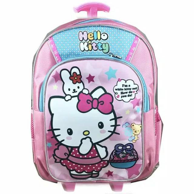 Tas Trolley Sekolah Anak TK || Tas Sekolah Anak TK HelloKitty
