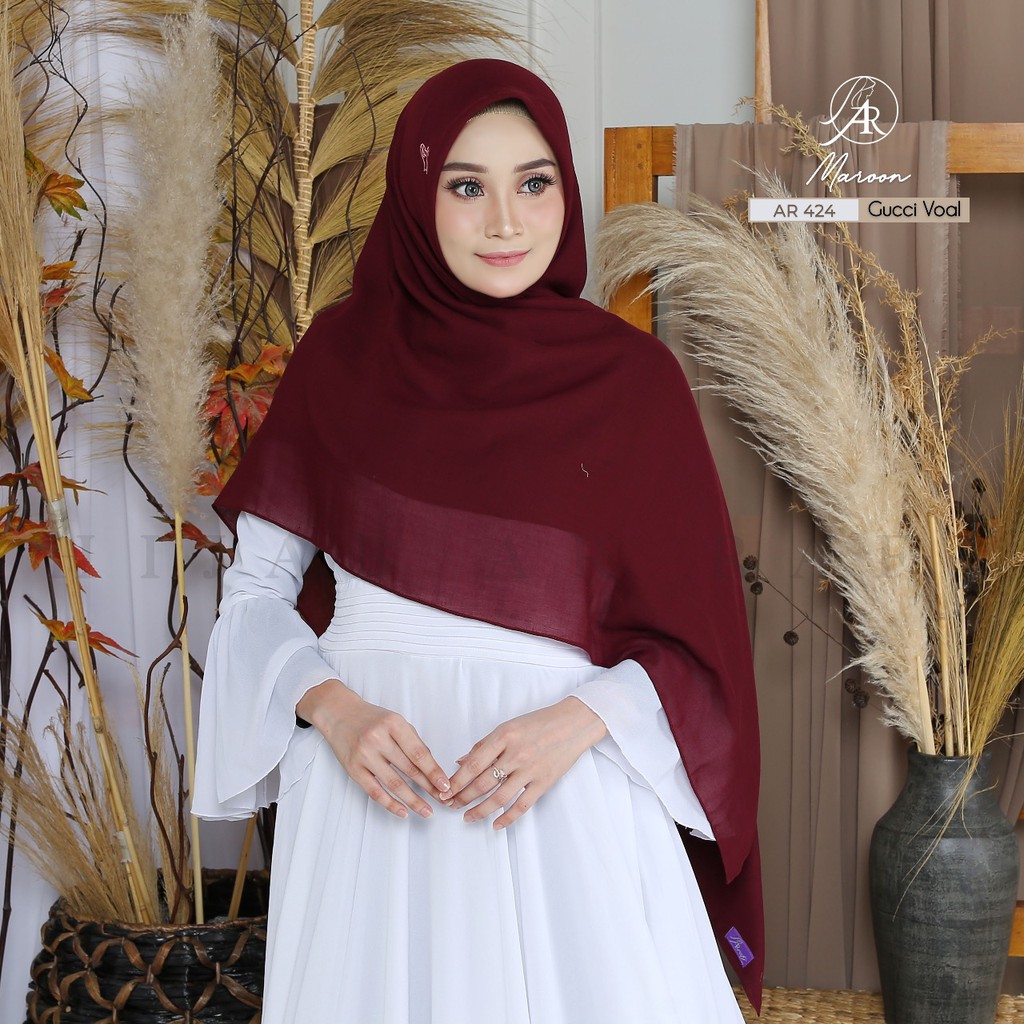 Jilbab ARRAFI AR 424 Hijab Persegi Segi Empat Syari Original Branded - Putry Collections