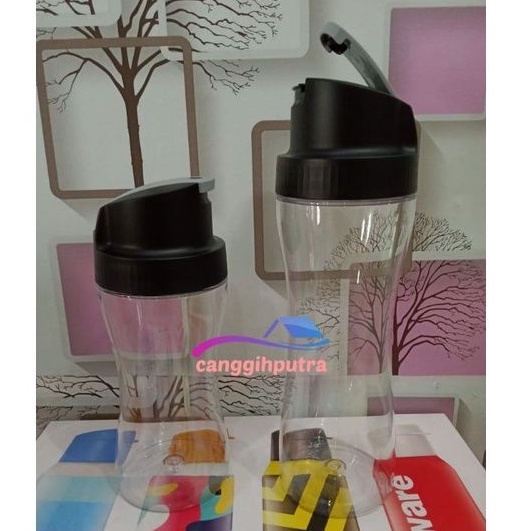 botol minyak goreng  flip pour Tupperware set  ( 2pcs)