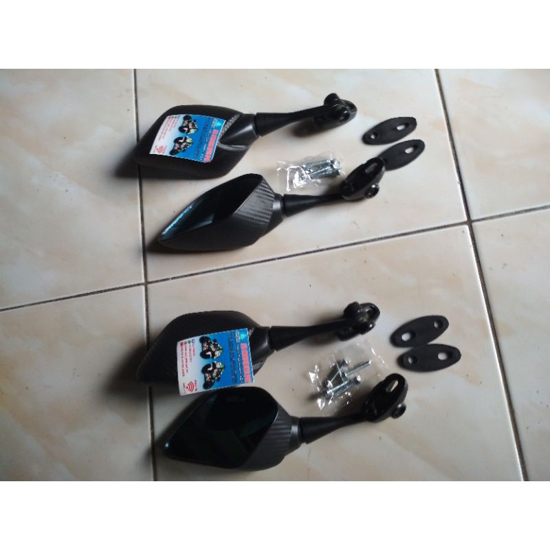 Spion CARBON pendek CBR CBU 150 fi CBR 250R fi All New CBR 250R FACELIFT