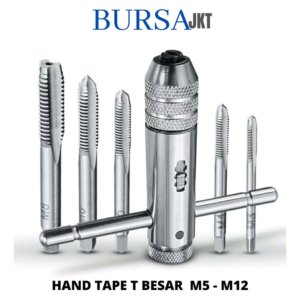 ALAT PEMBUKA DRAT MUR BAUT METRIX HAND TAP T MODEL ADJUSTABLE SNEI M3 - M12