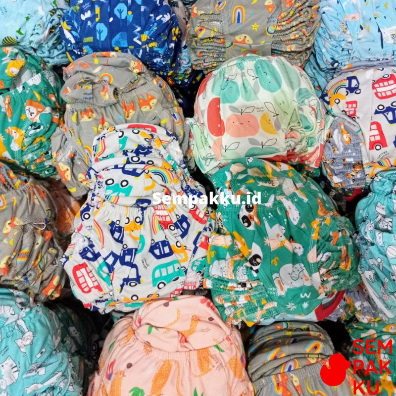 12Pcs/20Pcs/1Kodi ECER GROSIR PARTAI Celana Dalam Anak CD Libby Velvet Kemasan PLASTIK