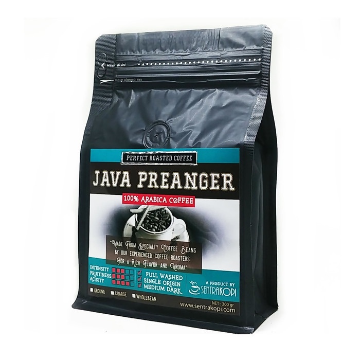 

ds011css Kopi Arabika Java Preanger 200 Gram - Bubuk / Biji - Arabica Coffee - Bubuk Halus Ds20X11