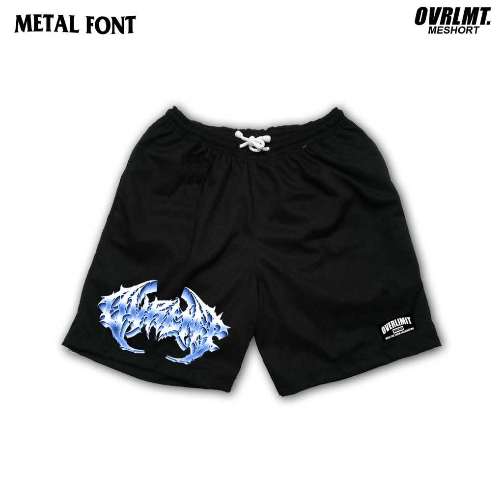 OVERLIMIT METAL FONT CELANA PENDEK | BOARDSHORT | MESHORT