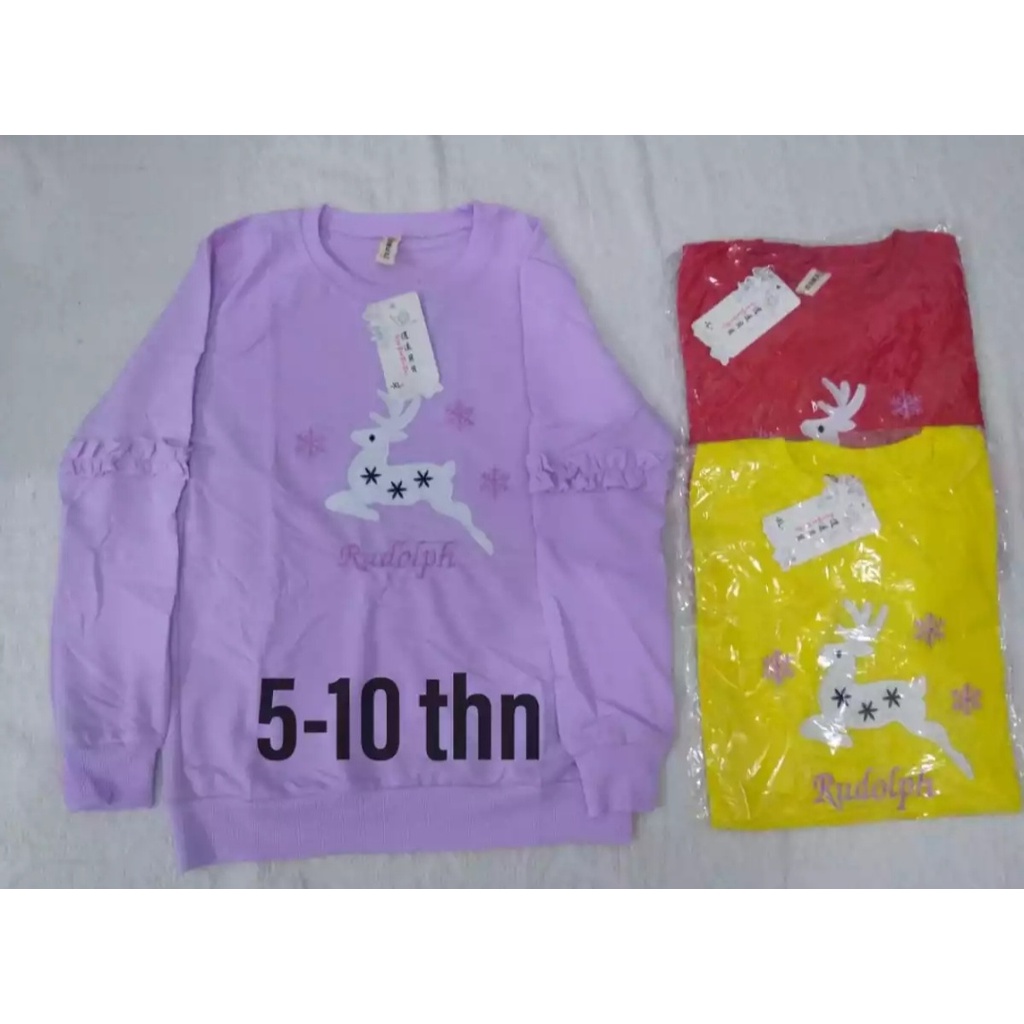 SWEATER ANAK PEREMPUAN USIA 2-11 TAHUN / SWEATER ANAK IMPORT