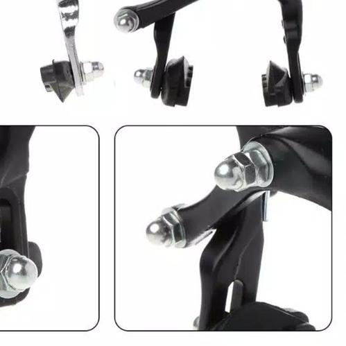 Rem U Brake sepeda Fixie U Brake Roadbike Sepeda balap - Depan Hitam