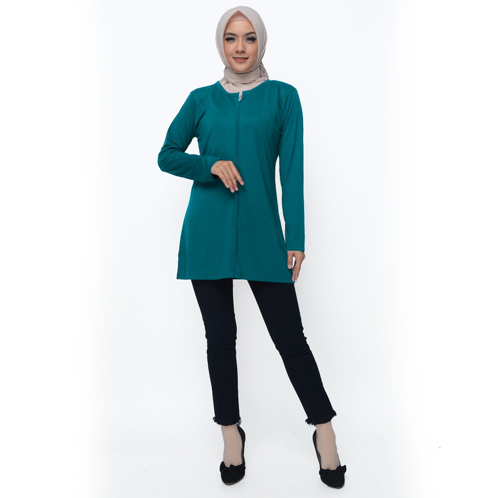 Kaos Tshirt lengan panjang wanita muslim model terbaru - XSHOP Qanita