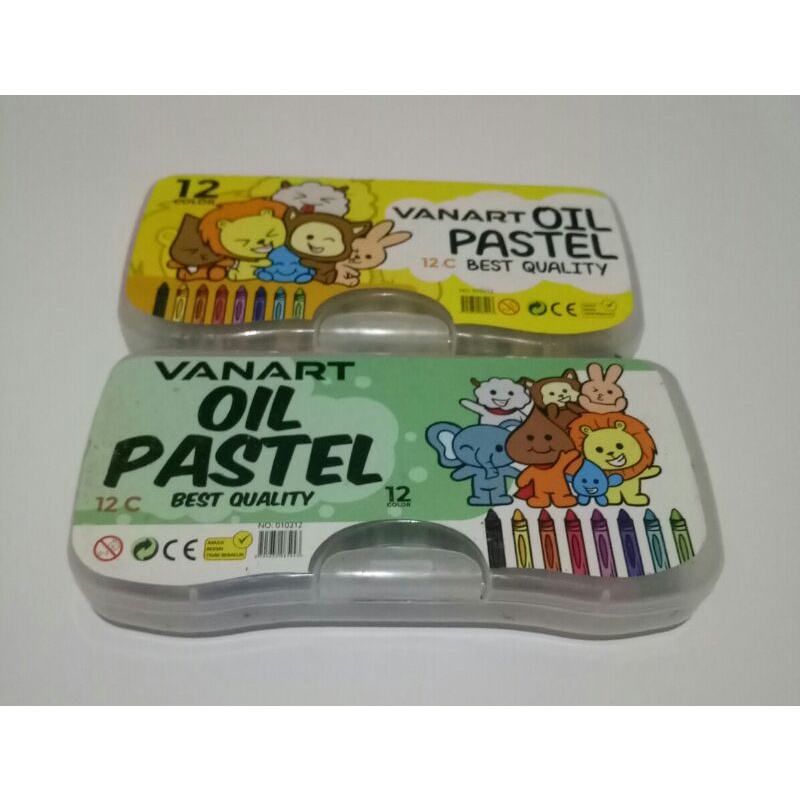 

crayon/ oli pastel 12 warna