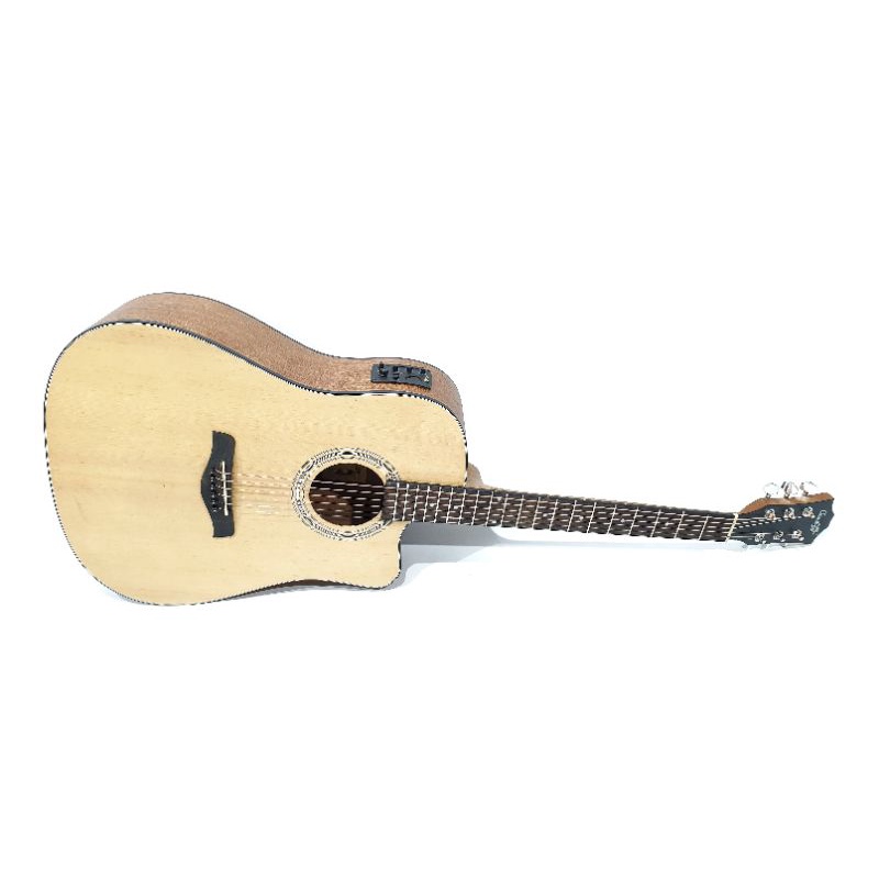 Promo Gitar Akustik Elektrik Merk Cowboy Original Tipe Gwc-240 Na Ns Equalizer Eq Tuner Cowboy