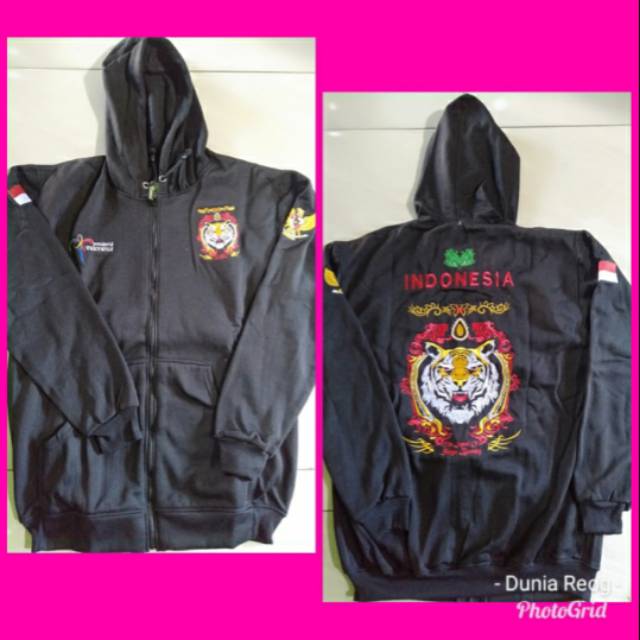 JAKET BORDIR MOTIF MACAN MAHKOTA