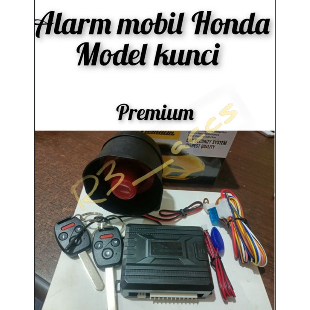 alarm mobil Honda model kunci