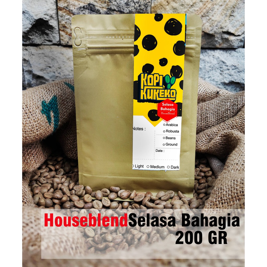 

KOPI HouseBlend SELASA BAHAGIA I KOPI BUBUK / KOPI BIJI 200 GR