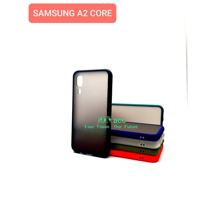 ION CASE MY CHOICE SAMSUNG A2 CORE -HARDCASE DOVE TPU MACARON