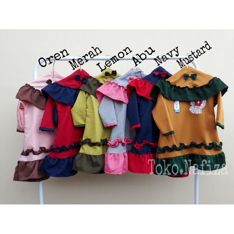 Raudhah gamis baby kids