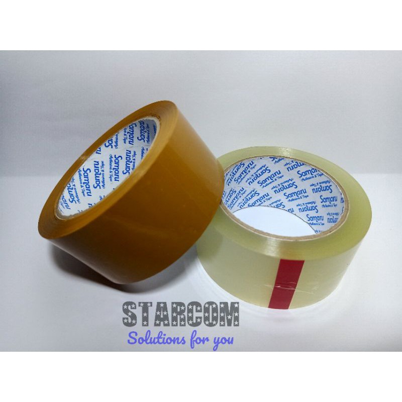 

Lakban Coklat/Bening 48mm x 90yard