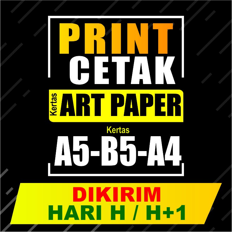 

Jasa Print / Cetak Art Paper