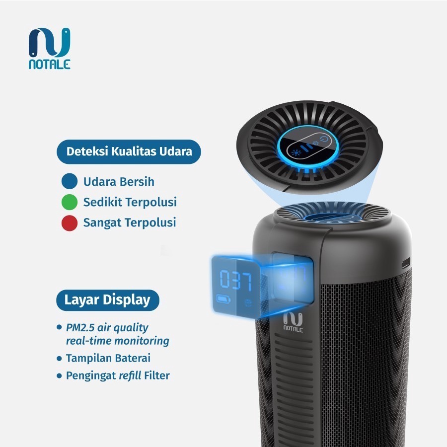 Notale Air Purifier Portable H13 UV NTL-PAP999 - Garansi Resmi