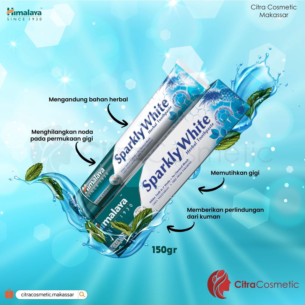 Himalaya Toothpaste Sparkling White 150 Gr | 80 Gr