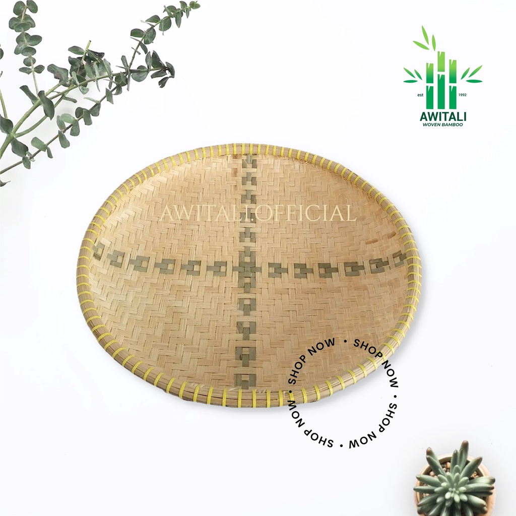 Nyiru Bambu Kecil Nampan Anyaman Bambu Kecil Piring Bambu Tampah Bambu Mini