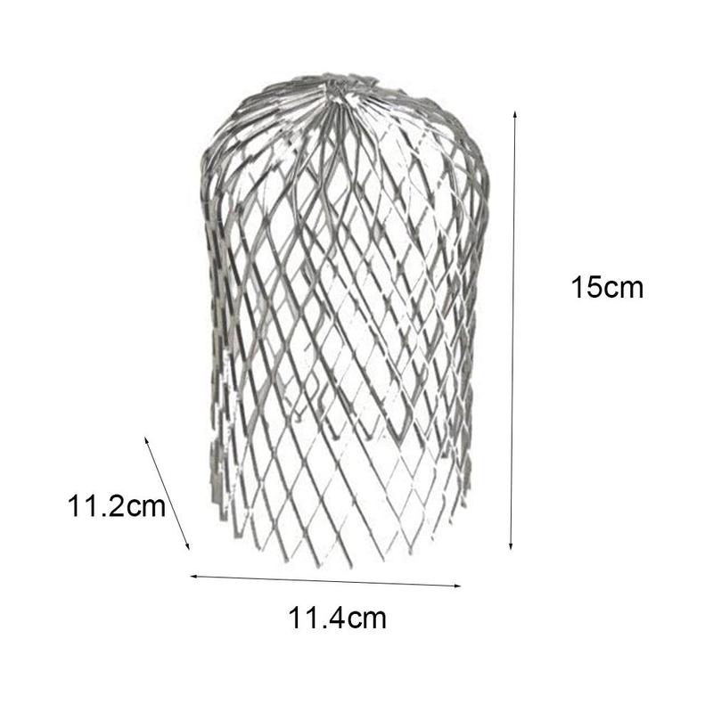 Roof Gutter Guard Downspout Filter Preventing Leaf  Moss Debris Branches Clogging