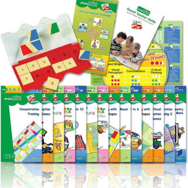 Mainan Edukadi Anak Balita MiniLUK Mini LUK Complete Set