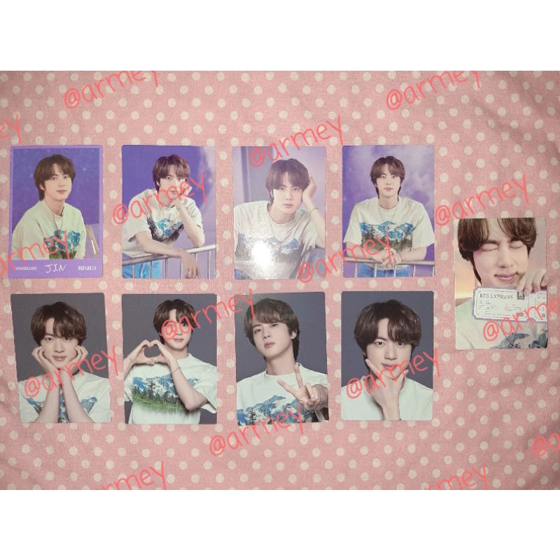 MPC SOWOOZOO BTS JIN SUGA mini pc photocard seokjin yoongi