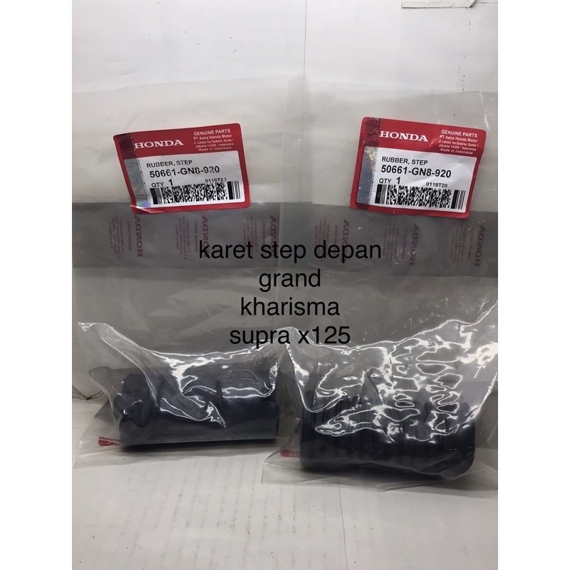 Karet Step Depan Grand, Legenda, Kharisma, Supra X 125 Lama