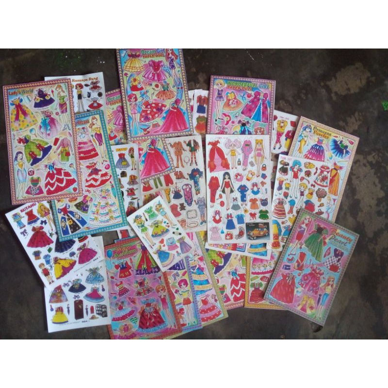 boneka kertas bp jadul 90n