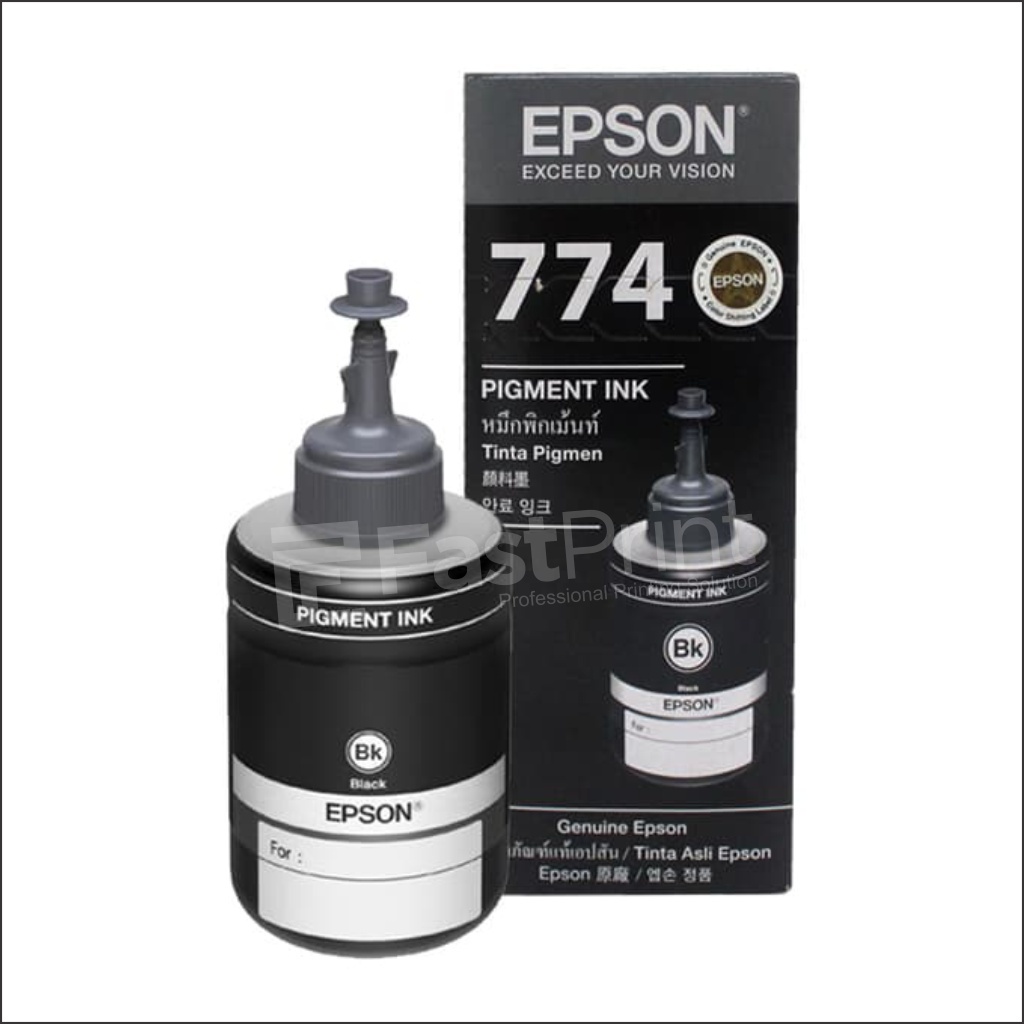 Jual Tinta Original Epson T774 774 7741 Black 140ml M100 M105 M200 M205 L655 L605 L1455 Shopee 3679