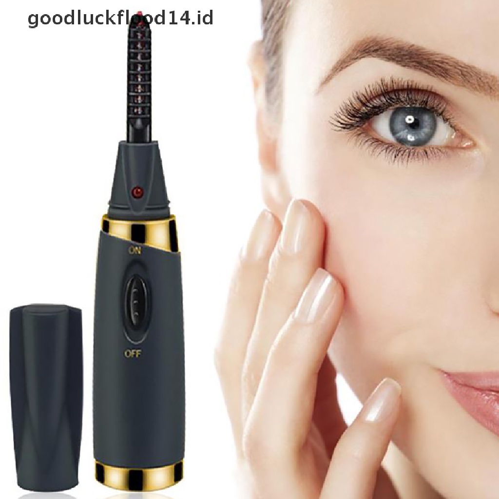 [OOID] USB Rechargeable Electric Heated Eyelash Curler Ironing Curler Makeup Curling ID