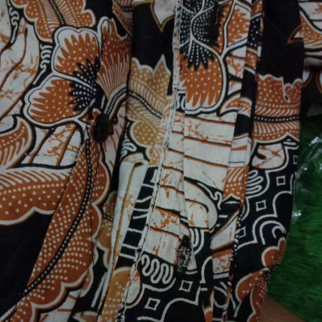 Batik Couple Tunik Kemeja Ready Sragam Emhabatik Tunik Ziper Depan Terlaris