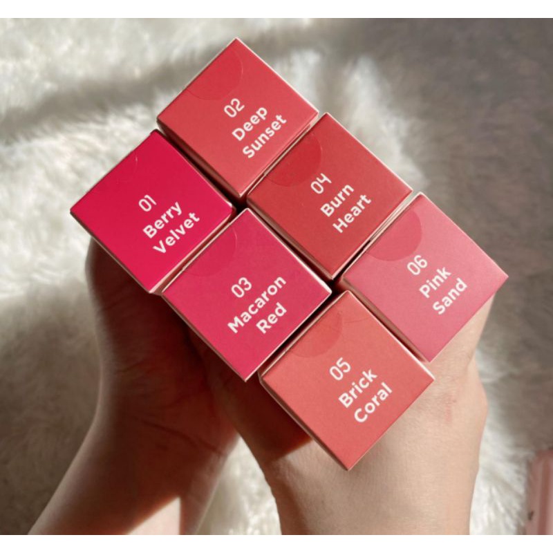 ohmyskin rouge lip velvet/ lipstik ohmyskin/ lip velvet ohmyskin (Free gift)