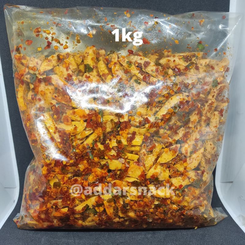 

Basreng Stik Bumbu Basah Daun Jeruk Netto 1Kg