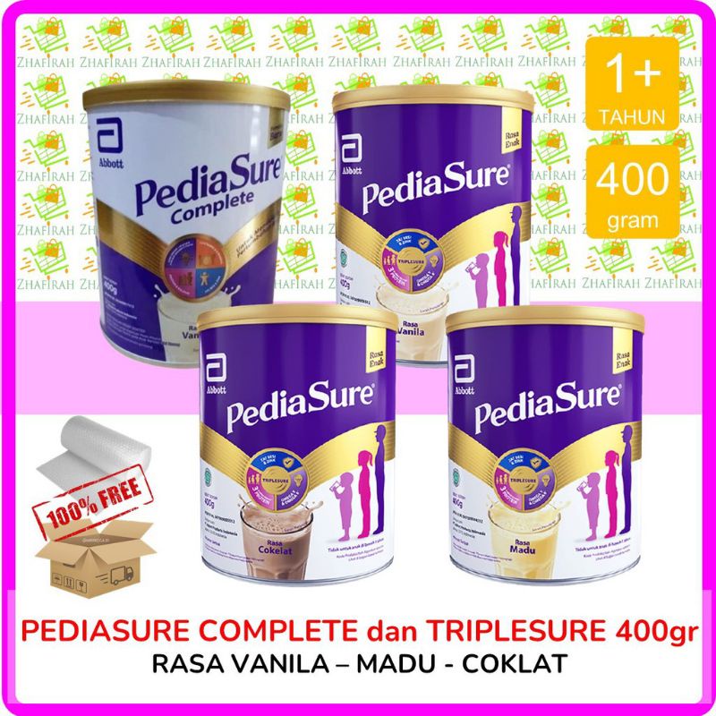 Pediasure COMPLETE // PediaComplete dan TRIPLESURE VANILA COKLAT MADU 380gr